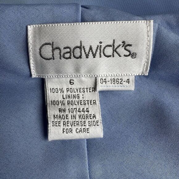 Vintage Chadwick’s Periwinkle Ruffle Slip Dress 6 | Y2K Coquette Fairy Formal - Picture 7 of 8